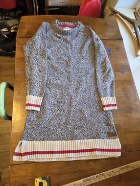 Roots Women's Cabin Heritage Sweater Dress - Salt & Pepper - Size M